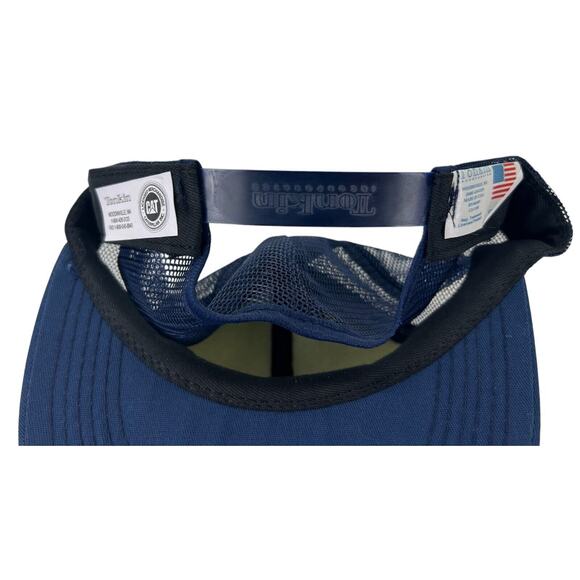 Tonklin NC Machinery Co CAT Caterpillar Foam Dome Trucker Hat Snapback VTG W/Tag - Picture 7 of 8